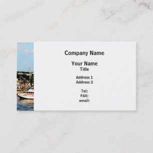 Dock bei King's Wharf Bermuda Visitenkarte