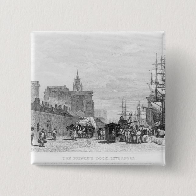Dock des Prinzen, Liverpool Button (Vorderseite)