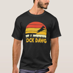 Dock Diving Dog Diving Jumping Trainer Liebe Dock T-Shirt