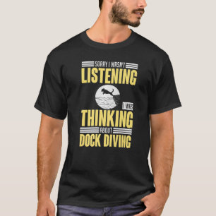 Dock Diving Dog Jumping Pool Board Training Lake T-Shirt