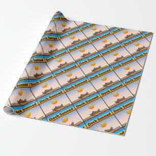 Dock gesonnt geschenkpapier