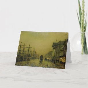 Dock-Gewohnheiten H Johns Atkinson Grimshaw Karte