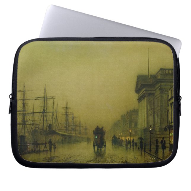 Dock-Gewohnheiten H Johns Atkinson Grimshaw | Laptopschutzhülle (Vorderseite)