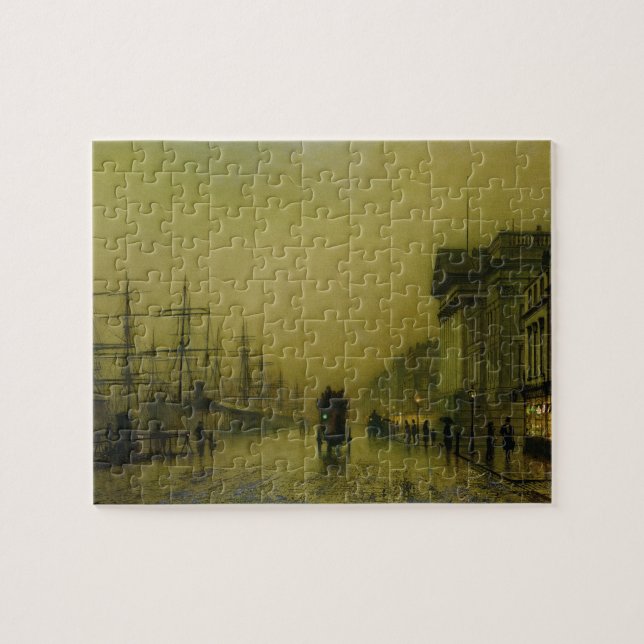 Dock-Gewohnheiten H Johns Atkinson Grimshaw | Puzzle (Horizontal)