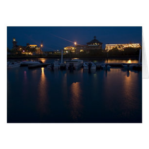 Dock Street, Cedar Key, Florida, nachts