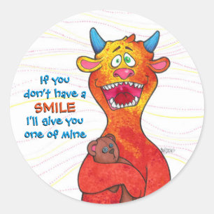 Dock the Monster, Aufkleber