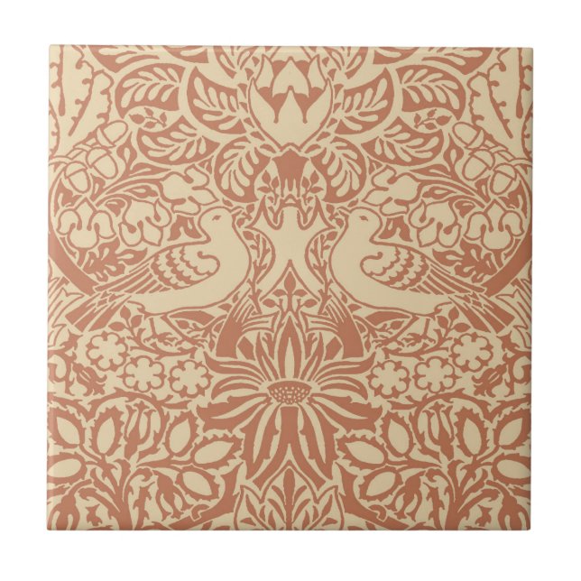 Dock und Rose Keramik Tile Fliese (Vorderseite)