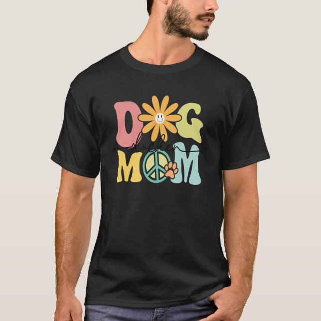 Docker Groovy Hund Mama Frauen Haustier T-Shirt (Vorderseite)