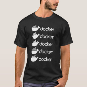 Docker Motor Programmieren Coding Software Dev T-Shirt