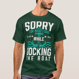 Docking das Boot Flügel Segel Ozean Boot Geschenk T-Shirt