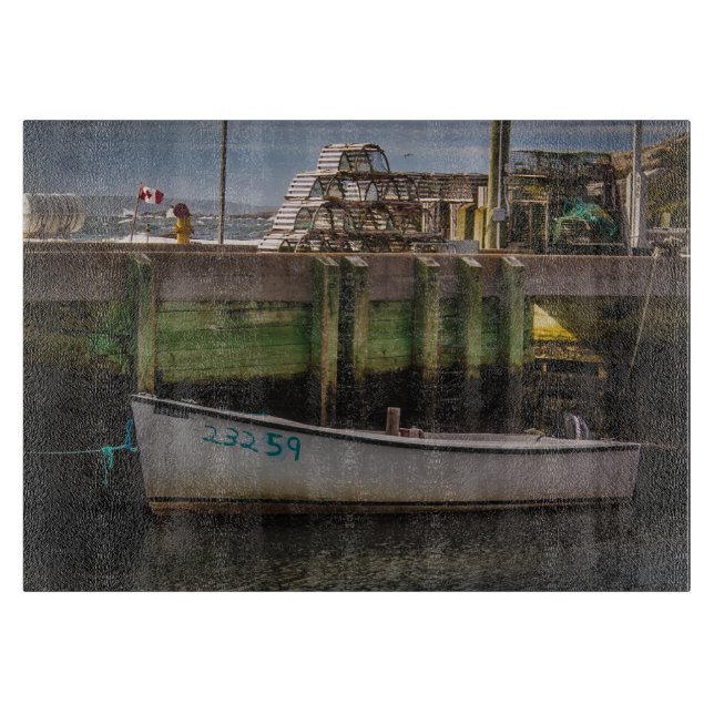 Docking Dory and Hummer Tracks Schneidebrett (Vorderseite)