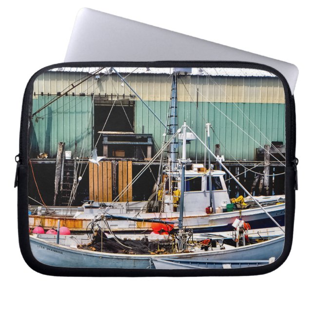 Dockingboote Laptopschutzhülle (Vorderseite)