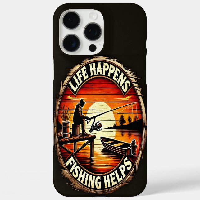 Dockside Friedlich Escape Case-Mate iPhone Hülle (Rückseite)