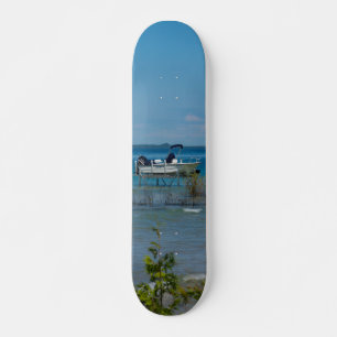 Dockt auf der Skateboard von Mackinac