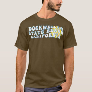 Dockweiler Staat Beach California CA Retro T-Shirt