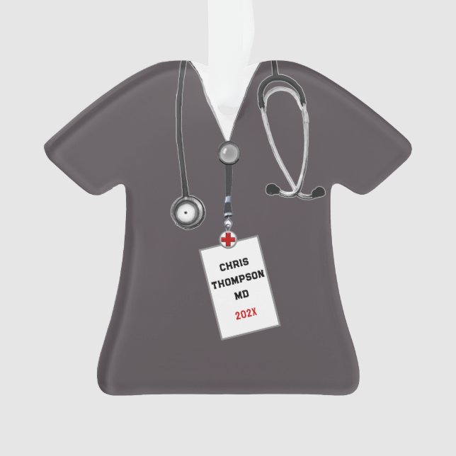 Doctor Abschluss Keepake Ornament (Vorderseite)