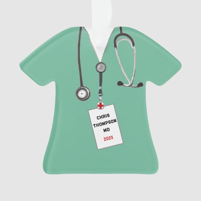 Doctor Abschluss Keepake Ornament (Vorderseite)