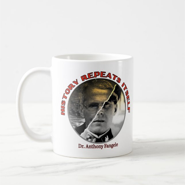 Doctor Anthony Fauci Mangele Mug Kaffeetasse (Links)