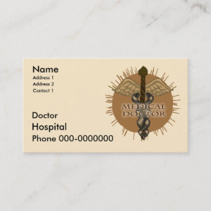 Doctor Caduceus Terminkarte