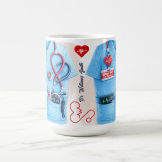 Doctor Coat Stethoscope Mug | Custom Medical Nurse Kaffeetasse