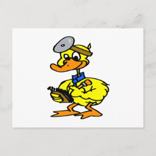 Doctor Duck Postkarte