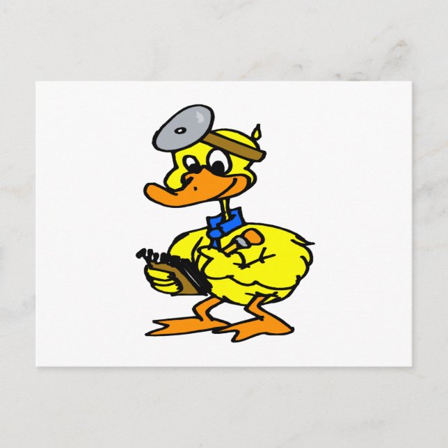 Doctor Duck Postkarte (Vorderseite)