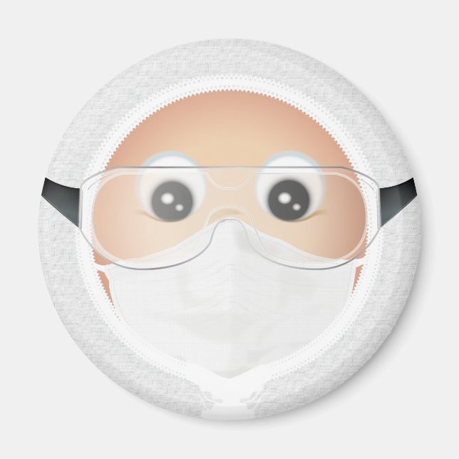 Doctor Emoji Magnet (Vorne)