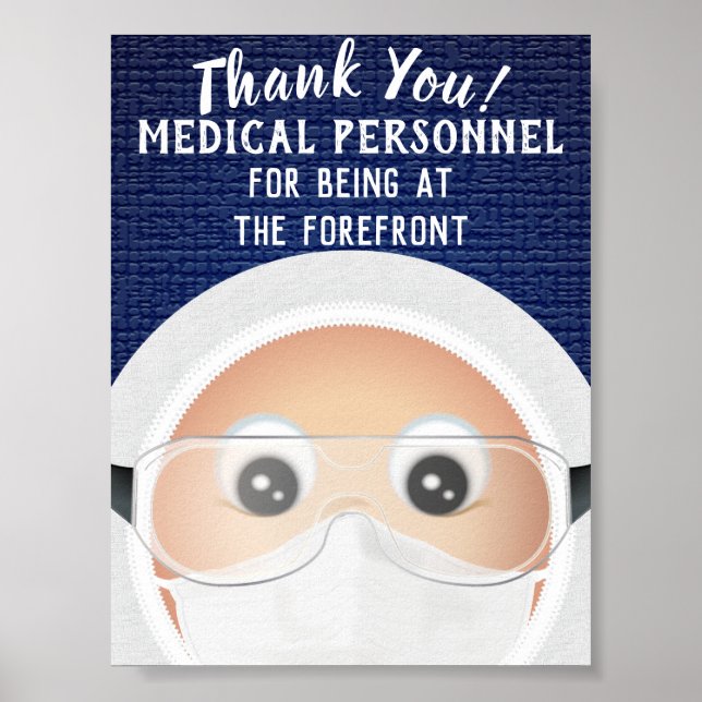 Doctor Emoji | Vielen Dank Poster (Vorne)