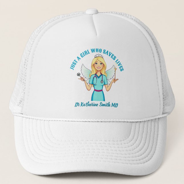 DOCTOR FAIRY BLUE MAGIC MD MAGIC WAND TRUCKERKAPPE (Vorderseite)