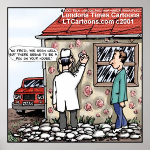 Doctor findet Pox on House Funny Poster