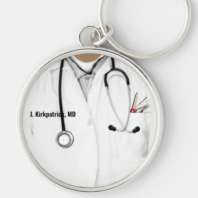 Doctor Gift Personalisiert Schlüsselanhänger (Vorne)