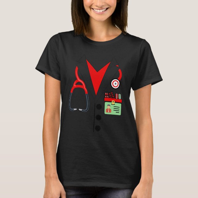 Doctor Halloween Med School Medical Students Docto T-Shirt (Vorderseite)