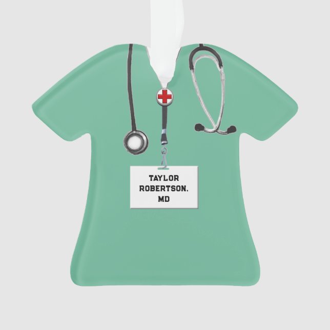 Doctor Holiday-Geschenkschmuck Ornament (Vorderseite)