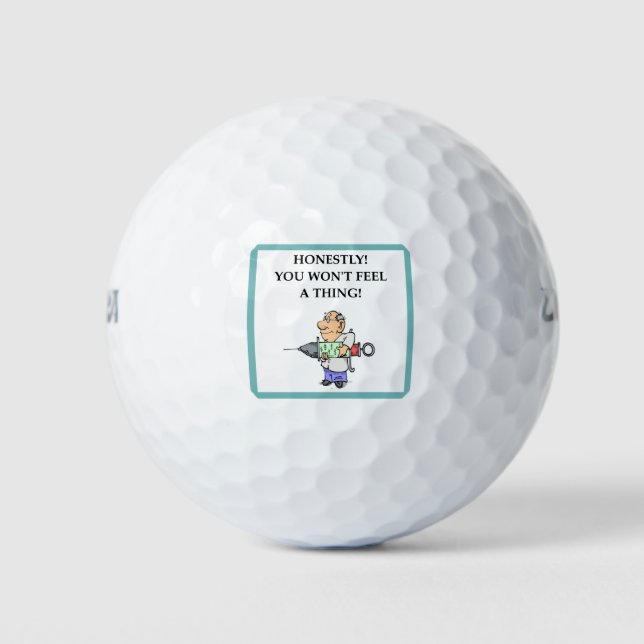 Doctor Joke Golfball (Vorderseite)