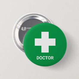 Doctor MEDIC & First Aid, Cross, Ambulance,  Button