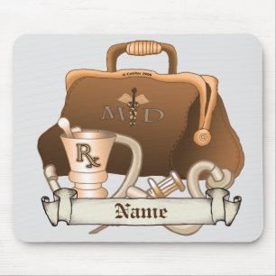 Doctor Medical Bag Maus-Pad Mousepad