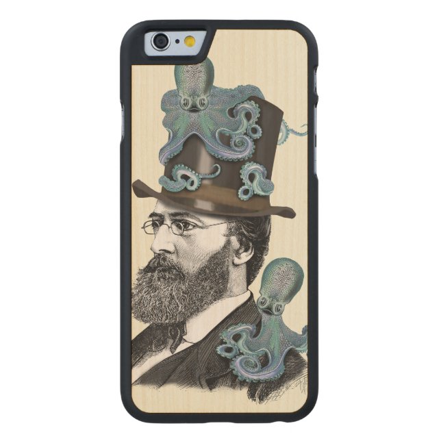 Doctor Octopus 2 Carved Wood iPhone Hülle (Rückseite)