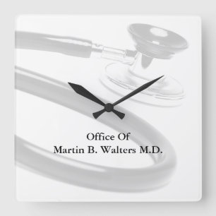 Doctor Office Business Wall Clock Quadratische Wanduhr