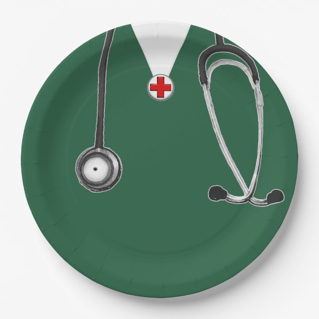 Doctor Party Pappteller (Vorderseite)