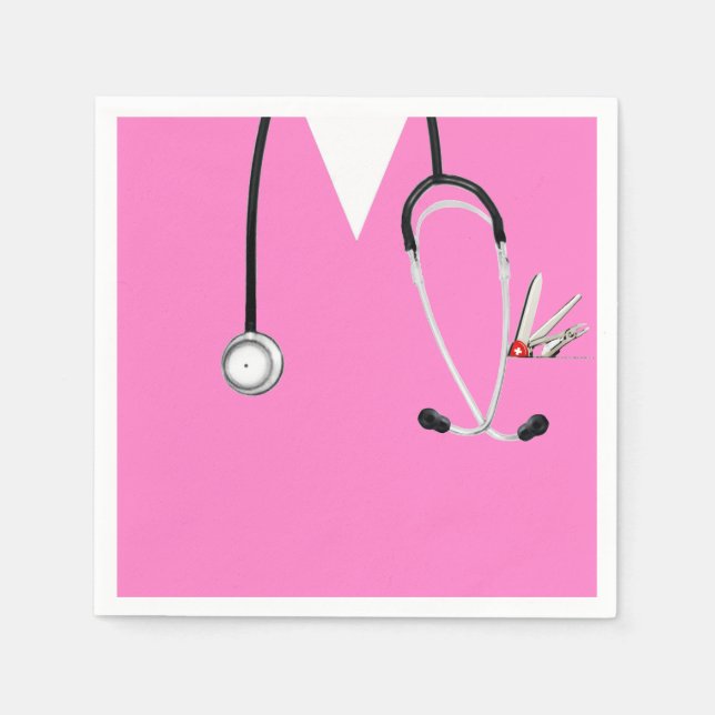 Doctor Party Serviette (Vorderseite)