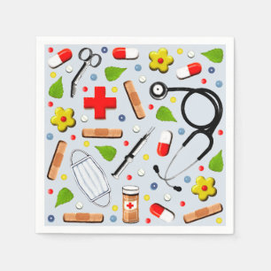Doctor Party Serviette