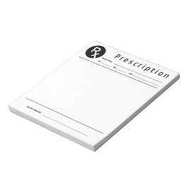 Doctor Prescription Notepad – Editable Doctor RX Notizblock