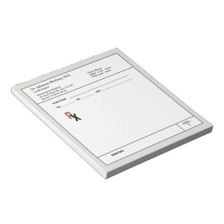 Doctor Prescription Notepad – Editable Doctor RX Notizblock