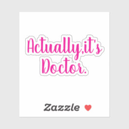 Doctor Sticker - Sticker für weibliche Ärzte - Abs