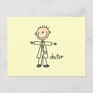 Doctor Strichmännchen Postkarte