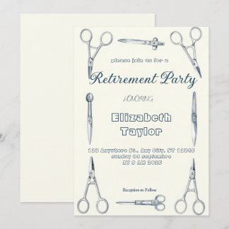 Doctor Surgeon nurse retirement invitation Einladung