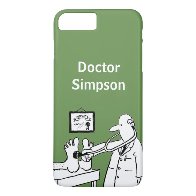 Doctor Theme Cartoon Case-Mate iPhone Hülle (Rückseite)