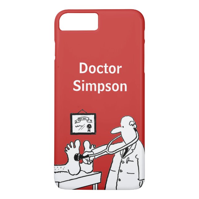 Doctor Theme Cartoon Case-Mate iPhone Hülle (Rückseite)
