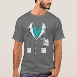 Doctor White Labrador Coat Funny Halloween Kostüme T-Shirt