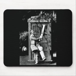 Doctor Who Peter Davison Cricket Tardis 1981 Tank Mousepad